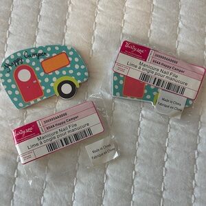 happy camper manicure nail file 2 pack
